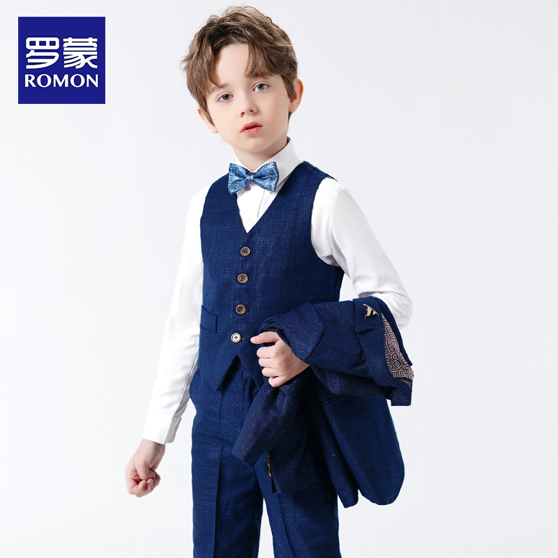 罗蒙男童礼服儿童西装套装