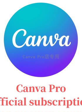 CanvaPro Official Subscription Your Account Brand AI-powered