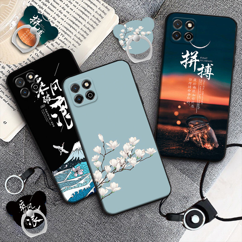 适用于华为荣耀畅玩20手机壳koz-al00软硅胶畅玩20手机套卡通情侣