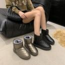 雪地靴加绒加厚防滑毛毛短靴2025女冬新款时尚一脚蹬保暖厚底棉鞋