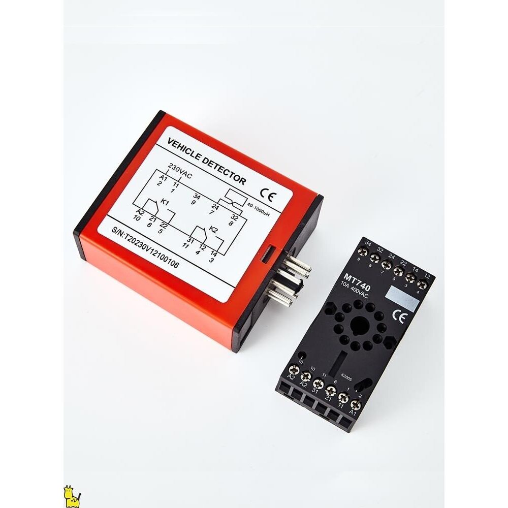 通用型道闸双路单路地感线圈车辆检测器地磁感应抬落杆mt740