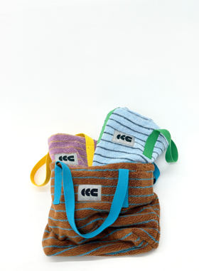 CAC小号防水毛巾沙滩包