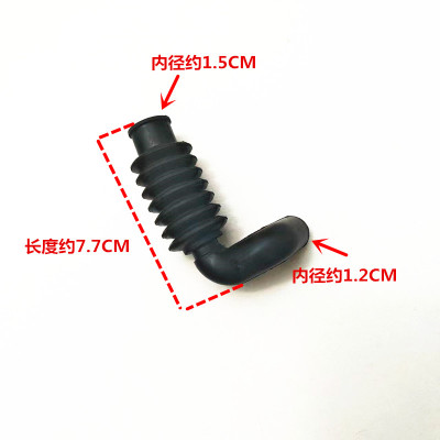 适用惠而浦波轮洗衣机ERVP19107W进水管波纹弯曲管橡胶软注水管