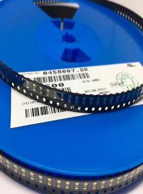 力特0458007.DR快熔型保险丝1206 63V 7A陶瓷一次性保险丝 丝印7