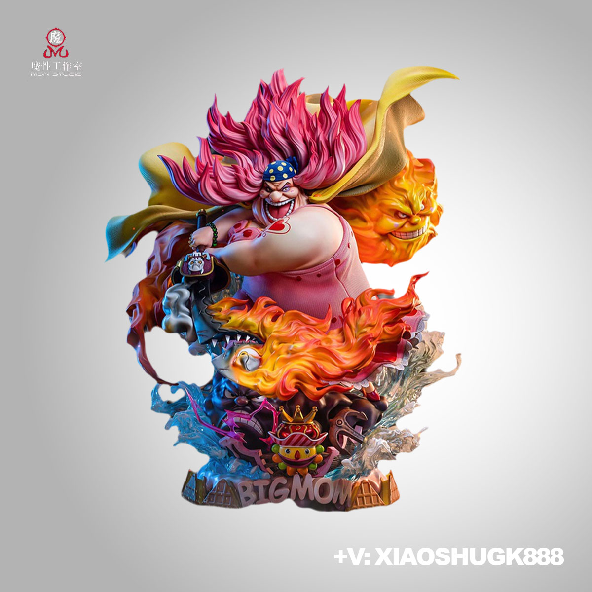 BIGMOM大妈海贼王雕像手办定做