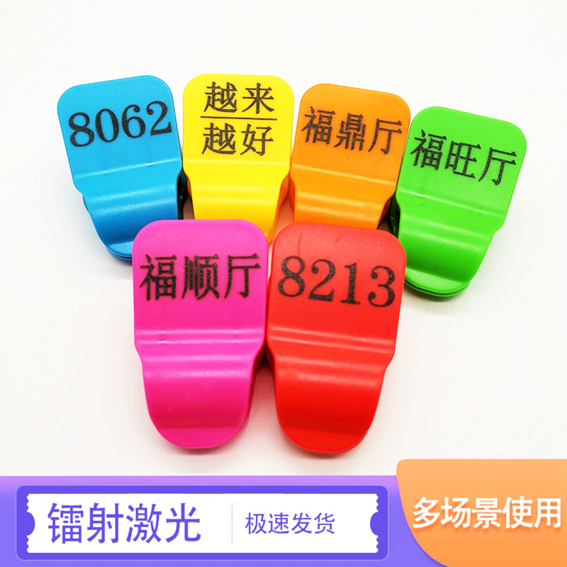 多用途大号耐用夹子桑拿洗浴号码牌足浴会所鞋夹叫号牌饭店传菜夹