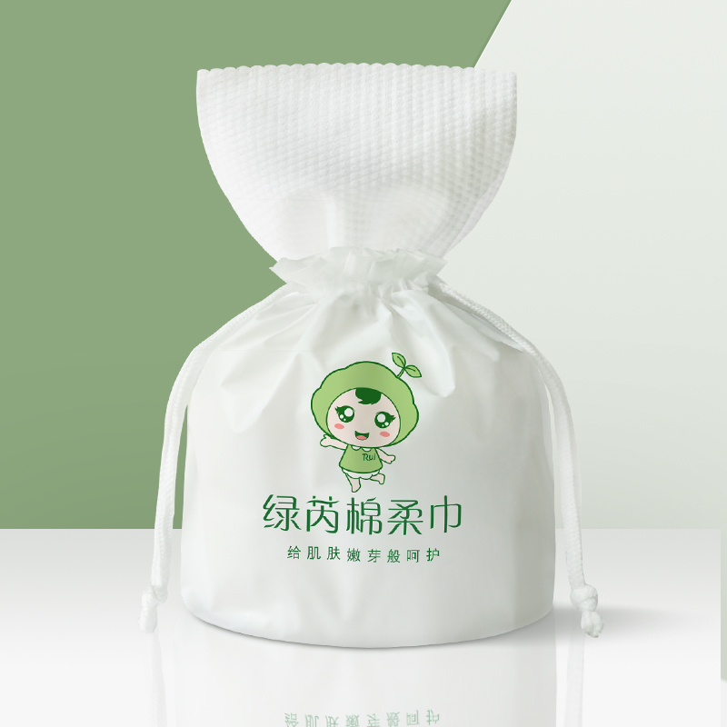 一次性卷筒干湿两用化妆棉柔巾