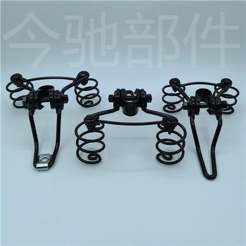 电动自行车鞍座支架电瓶车坐垫弹簧架座椅减震弹簧座包梁配件图片