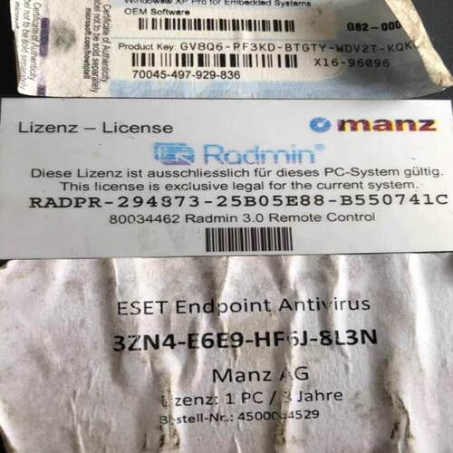议价Manz控制器RADPR-294873-25B05可维修