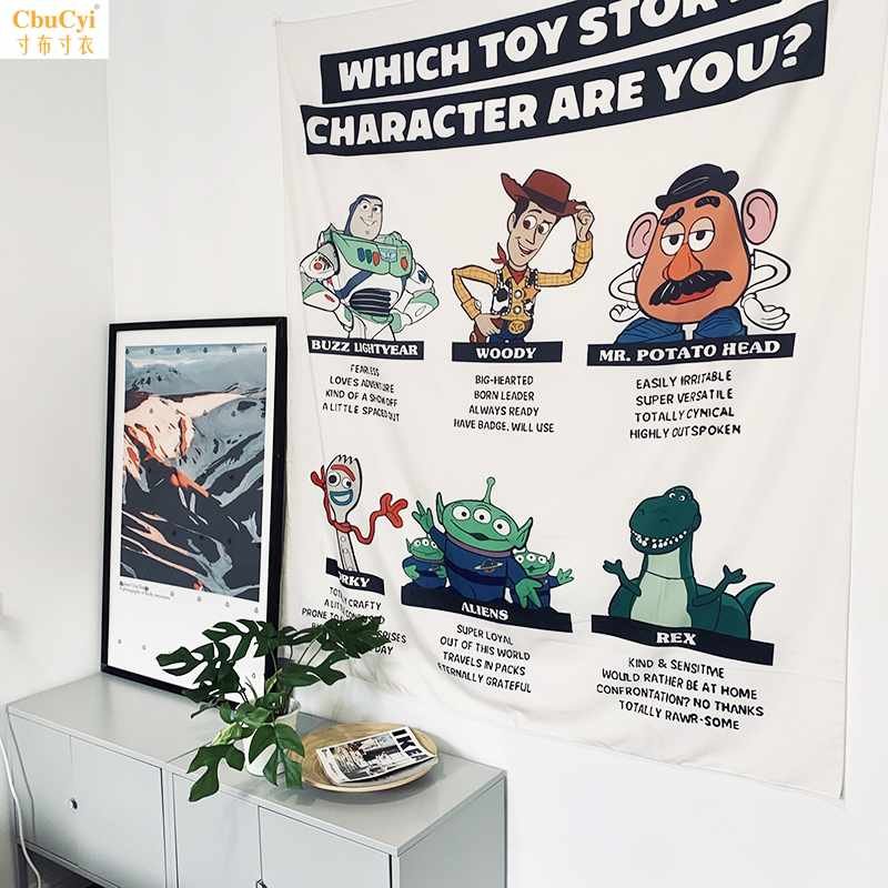 Toy Story 卡通动漫 玩具总动员周边 挂布背景布 反|msdalam kategori rumah Fabrik, Tapestry/Tapestry - dari Buy2taobao.com untuk memberikan perkhidmatan ejen Taobao profesional membeli