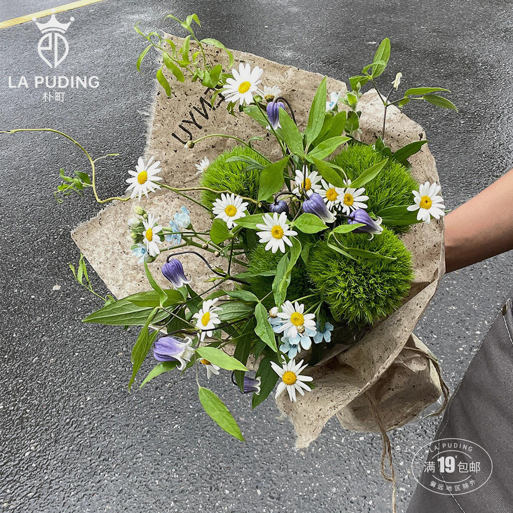 朴町手工桑皮纸花艺包装纸