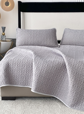 cooling summer sleeping mat latex bed mat fitted  sheets set