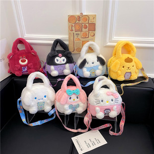 Plushie Handbags Pochacco Cartoon Stuffed Bag for GirlsGifts