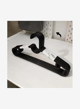 new estin hangers non-slip drying plastic hanger black h