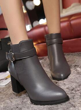 big size women martin shoes winter leather ankle boots 41 42