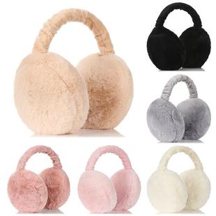 Soft Plush Ear Warmer Winter Warm Earmuffs for Women Men Fas