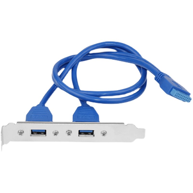 19PIN USB3.0 ADAPTER CABLE 19-PIN USB CABLE EXTENSION CABLE 2U HALF-HEIGHT BEZEL SUPPORT SMALL CHASSIS TYPEC E