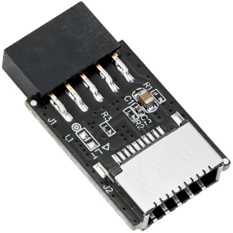 9PIN TO TYPE-E ADAPTER USB2.0 FRONT 9-PIN TO TYPEE INTERFACE A-KEY HEAD 20-PIN CONVERSION 9