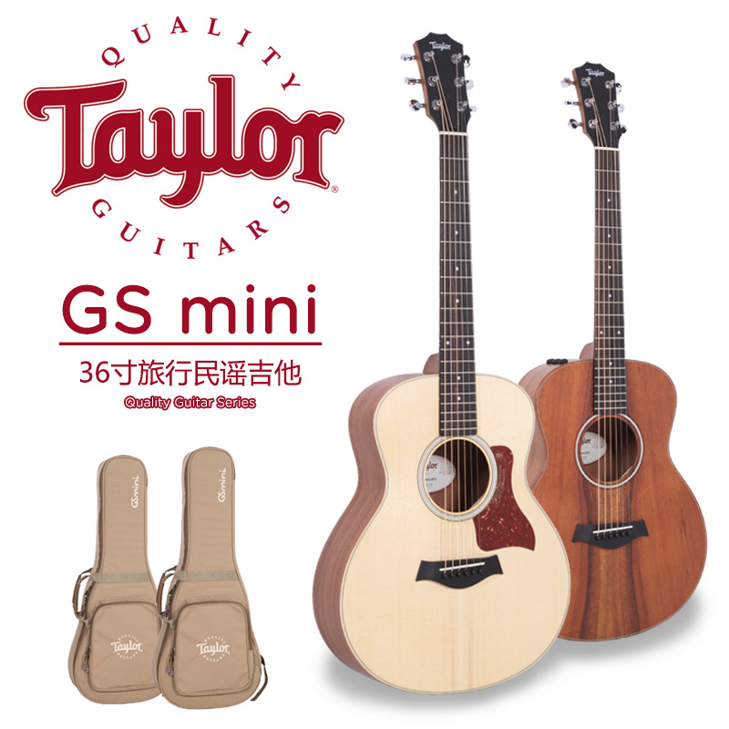 Taylor泰莱 GS MINI koa单板旅行民谣 36寸BT 1 2泰勒木吉他-封面