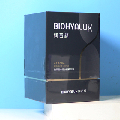 润百颜水润次抛精华液玻尿酸水润补水保湿30支盒装正品