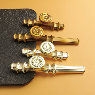 美式复古柜门拉手古铜色法式衣柜门橱柜抽屉家具中古风门把手