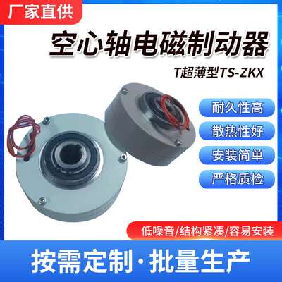 热销厂家直销台森牌空心轴磁粉制动器超薄型TS-PBN0.3KG大量现货