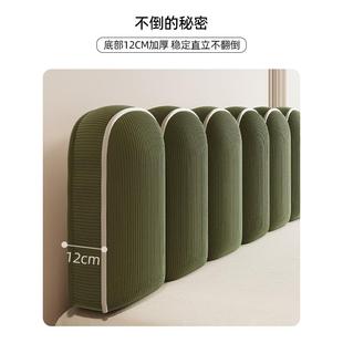 芊芊郡主法式复古花瓣榻榻米床头靠垫软包靠背灯芯绒可拆洗