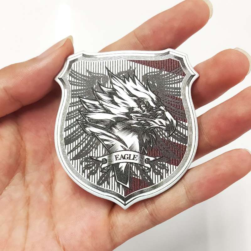 龙眼镜蛇3D立体铝合金金属车标老虎狮子金属铝合金标支持定logo制