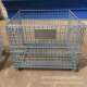 现货出售镀锌周转箱理货框堆叠筐仓储笼折叠铁框移动蝴蝶笼子