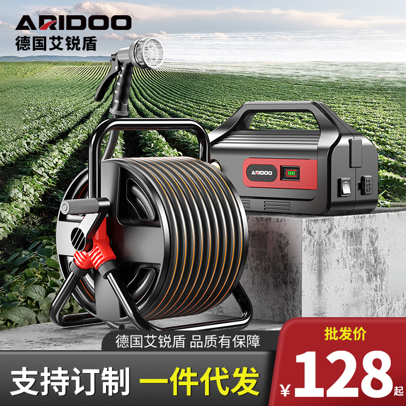 德国浇菜泵户外浇水机农用灌溉充电式抽水泵家用浇地自动浇淋菜园