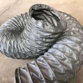 抽油烟机软风管PVC伸缩通风管螺旋钢丝风管PVC风管鼓风机