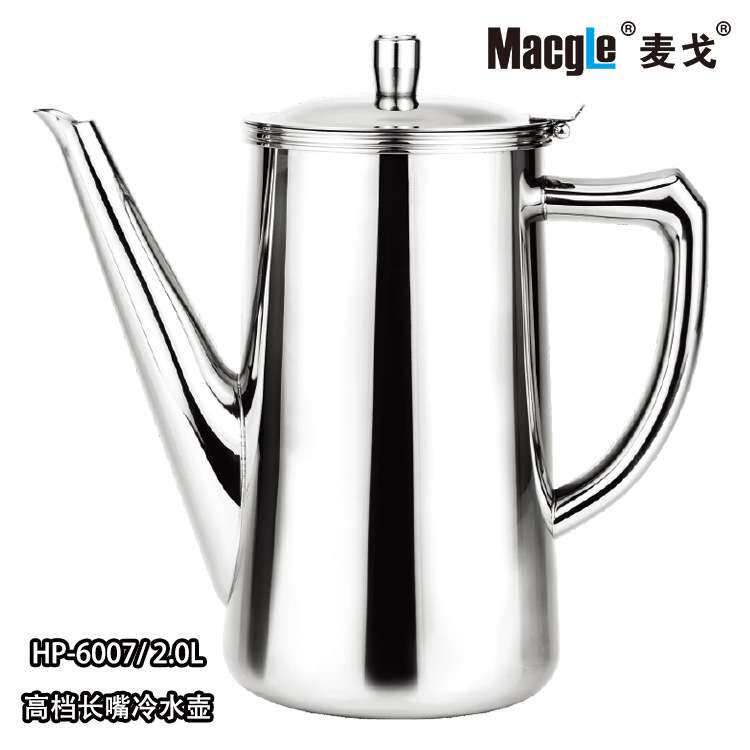 麦戈 304不锈钢加厚款大容量单层冷水壶 可放饮料/茶/果汁/油