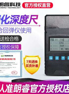 朗睿LR-TH10混凝土数字式耐摔深度尺数显碳化深度测量仪液晶显示