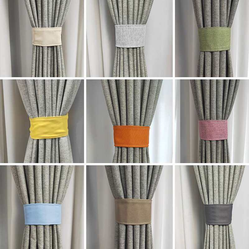 布艺窗帘绑带一对装现代简约免打孔魔术贴捆绑带学校酒店窗帘束带,居家布艺,窗帘绑带,淘宝优惠券,粉丝福利购,淘宝优惠卷