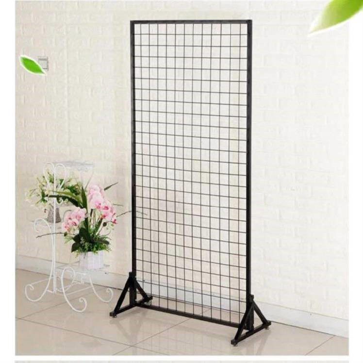 铁货架落地饰品展示架立式收纳架简易样品网格陈列架挂网