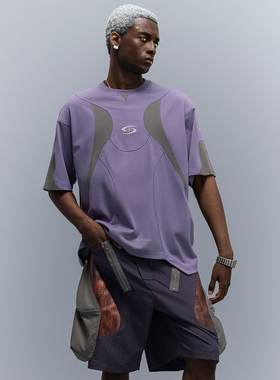 XIPHEVIL「星弧轻束生态服」索罗娜速干凉感抗菌遮热街头宽松T恤