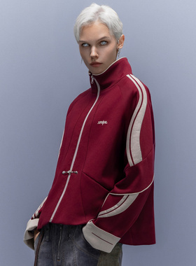 XIPHEVIL「游龙唐装_短款」新中式抗皱空气层高街赛博运动外套