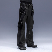 可调节阔腿裤 XIPHEVIL「执刑者长裤 」微弹多口袋拉链修身 赛博朋克