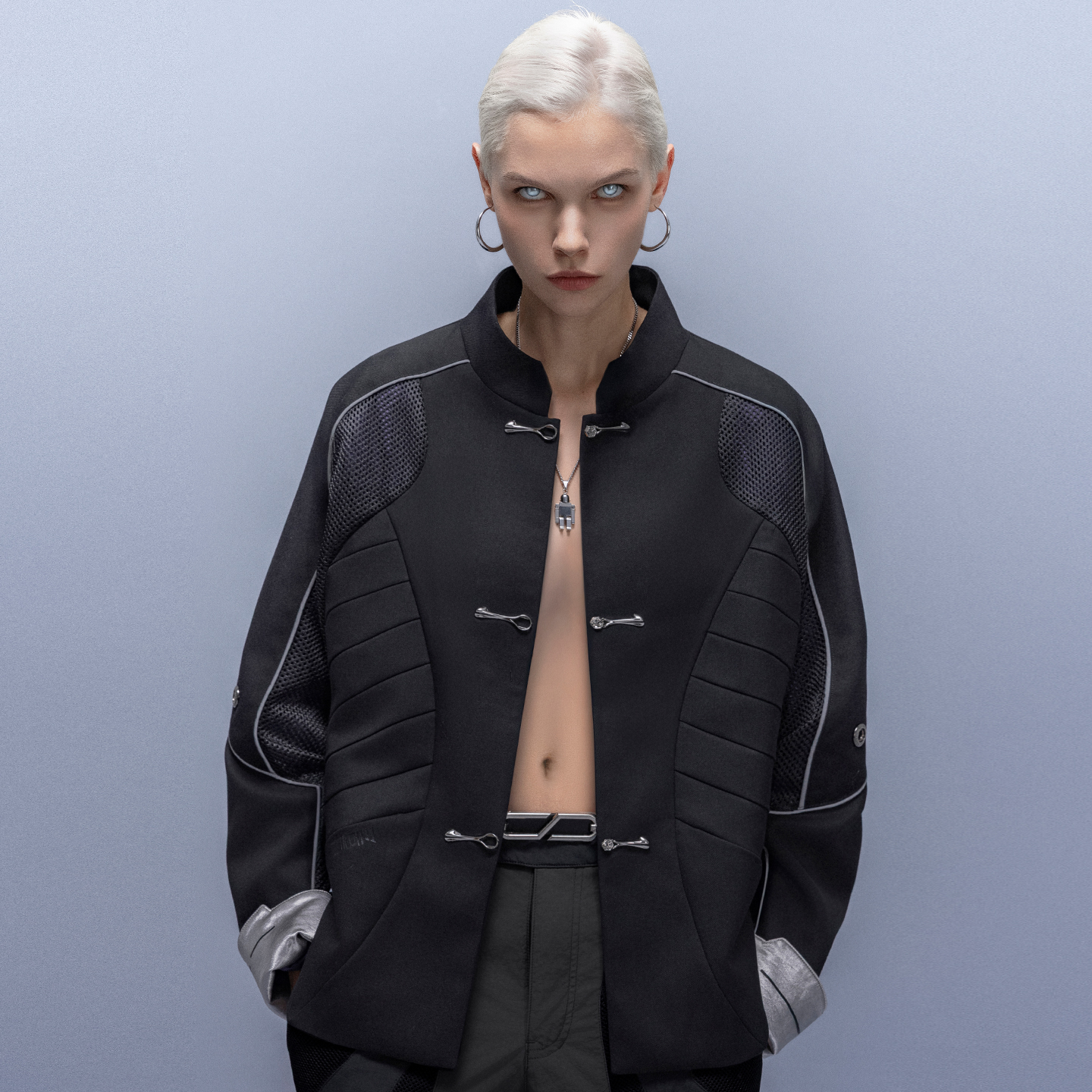 XIPHEVIL「矩阵黑手唐装」羊毛