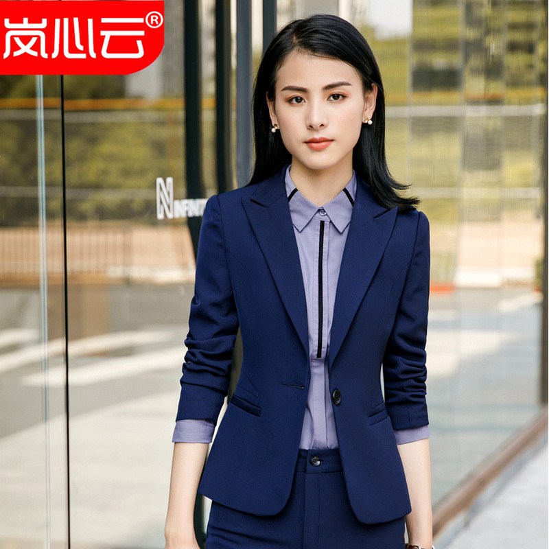 保罗空间秋冬季职业装女装套装三件套新款修身显瘦气质时尚ol商务