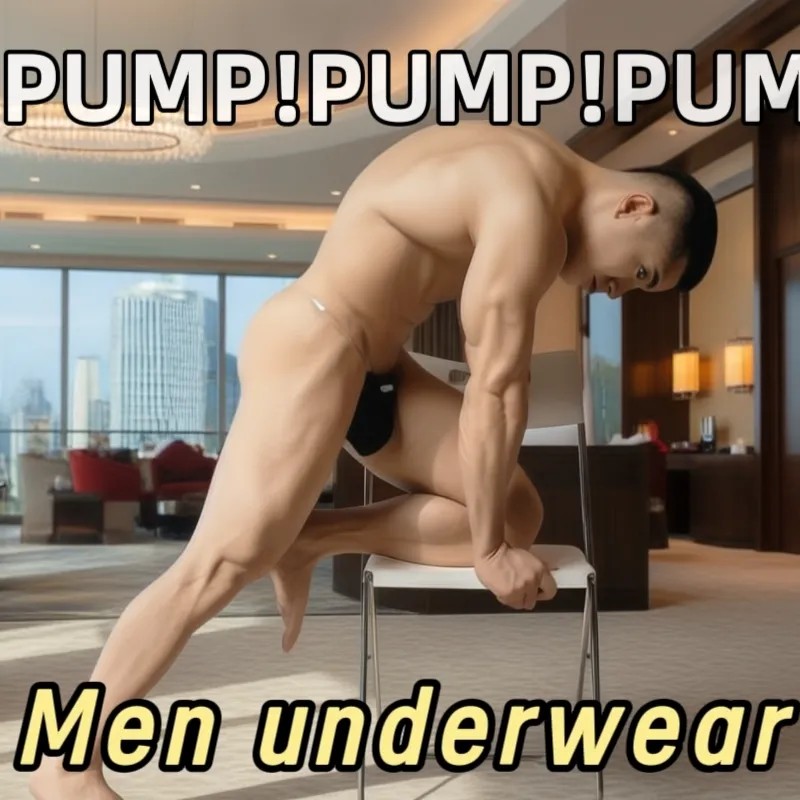 男士个性T裤性感丁字内裤单丁透明网布低腰紧身小裤衩薄透气情趣