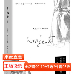 【正版微瑕】当你老了 叶芝 爱情诗选 浪漫主义经典 外国诗歌集 2040书店
