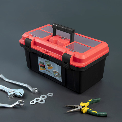 九旬双层五金车载工具收纳箱