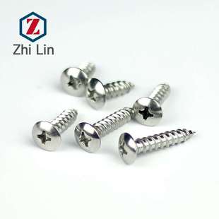 电子螺钉GB407 大伞头蘑菇头自攻螺丝 不锈钢201大扁头自攻钉