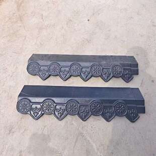 树脂平板通用滴水檐猫头挂檐封边琉璃瓦彩钢瓦围墙装饰屋檐配件