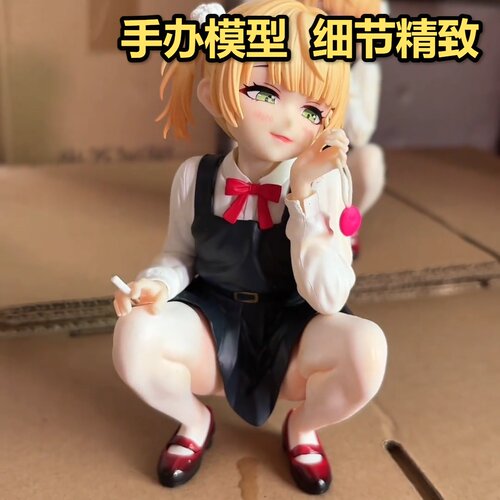 细节版手办可爱精致精神小妹美少女动漫摆件雕像模型桌搭网红