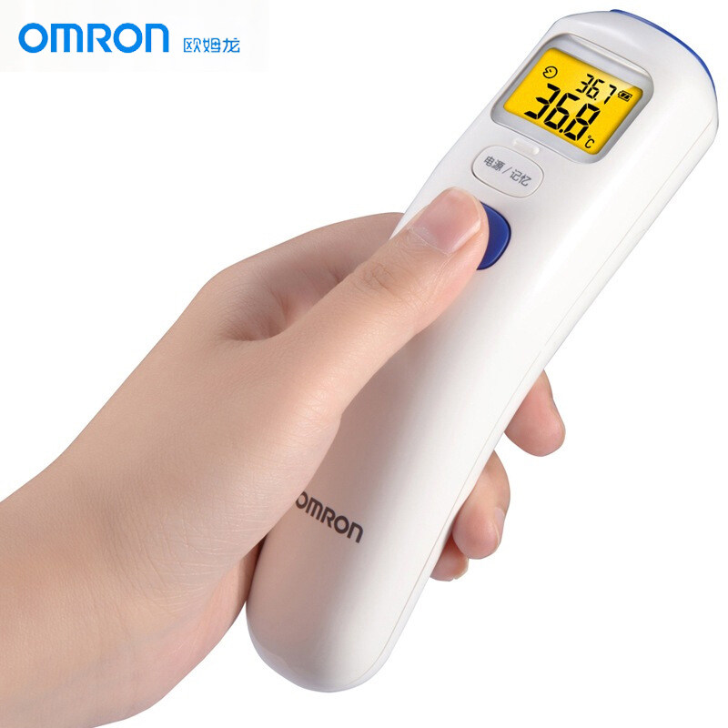 欧姆龙电子体温计温度儿童额头探热家用小月龄宝宝新生婴儿体温枪