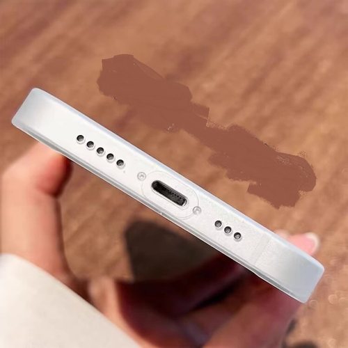 苹果14硅胶软壳磨砂防指纹