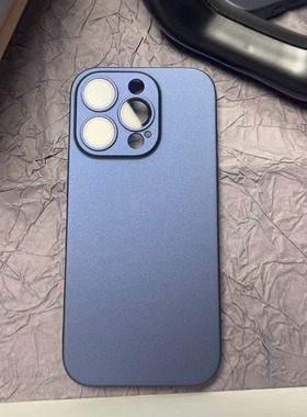 ins高级原色钛金属质感iPhone15pro苹果14手机壳16ProMax新款11防指纹12男女13情侣14plus适用15promax防摔套