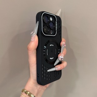 iPhone15pro 冰点透气壳适用苹果16ProMax手机壳新款 14plus磁吸充电13保护套12简约高级感防摔11男女 新款 夏季